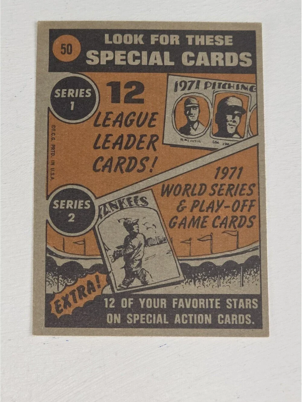 WILLIE MAYS In Action 1972 Topps Baseball Card #50 VGEX San Francisco Giants HOF